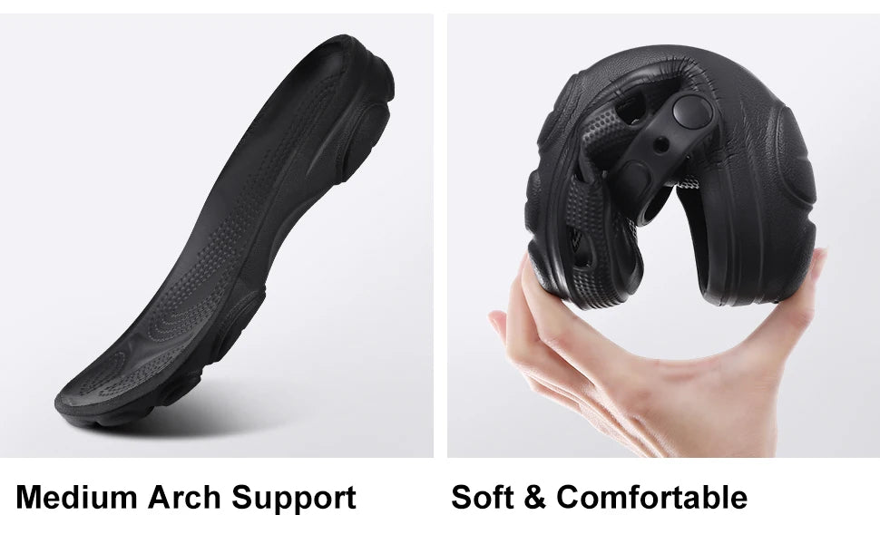 Comwarm Men’s Clogs – Breathable Garden & Beach Sandals