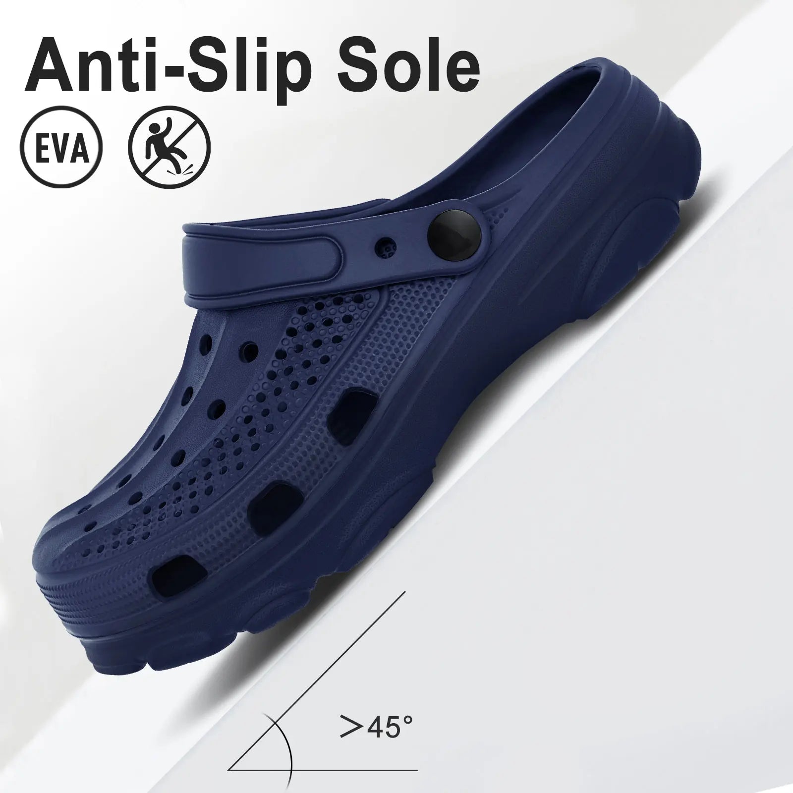 Comwarm Men’s Clogs – Breathable Garden & Beach Sandals