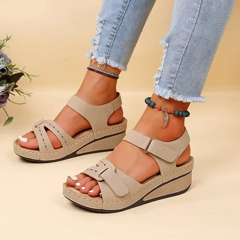 2024 Women's Soft Slip-On Sandals – Open Toe Walking Shoes
