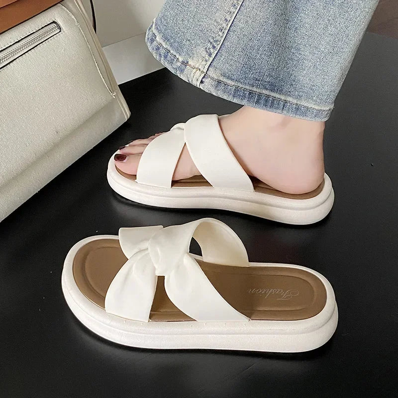 Women’s Pearl Summer Slippers – Anti-Slip Beach & Home Wear