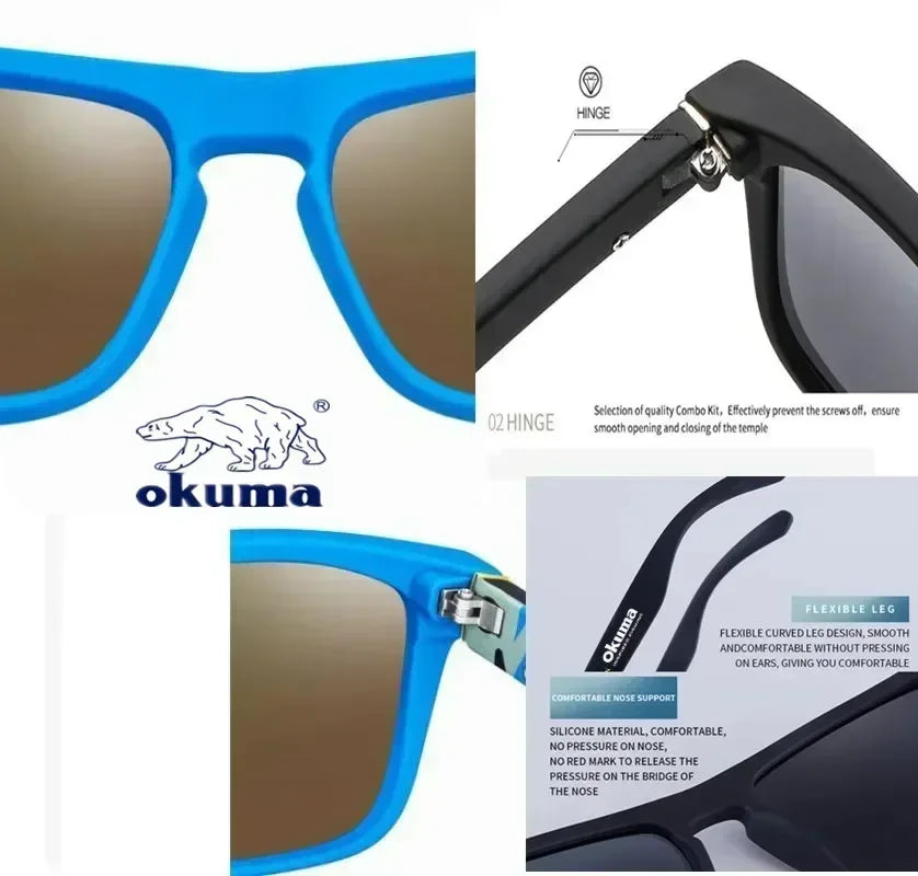 Okuma Polarized UV400 Sunglasses – Unisex Outdoor