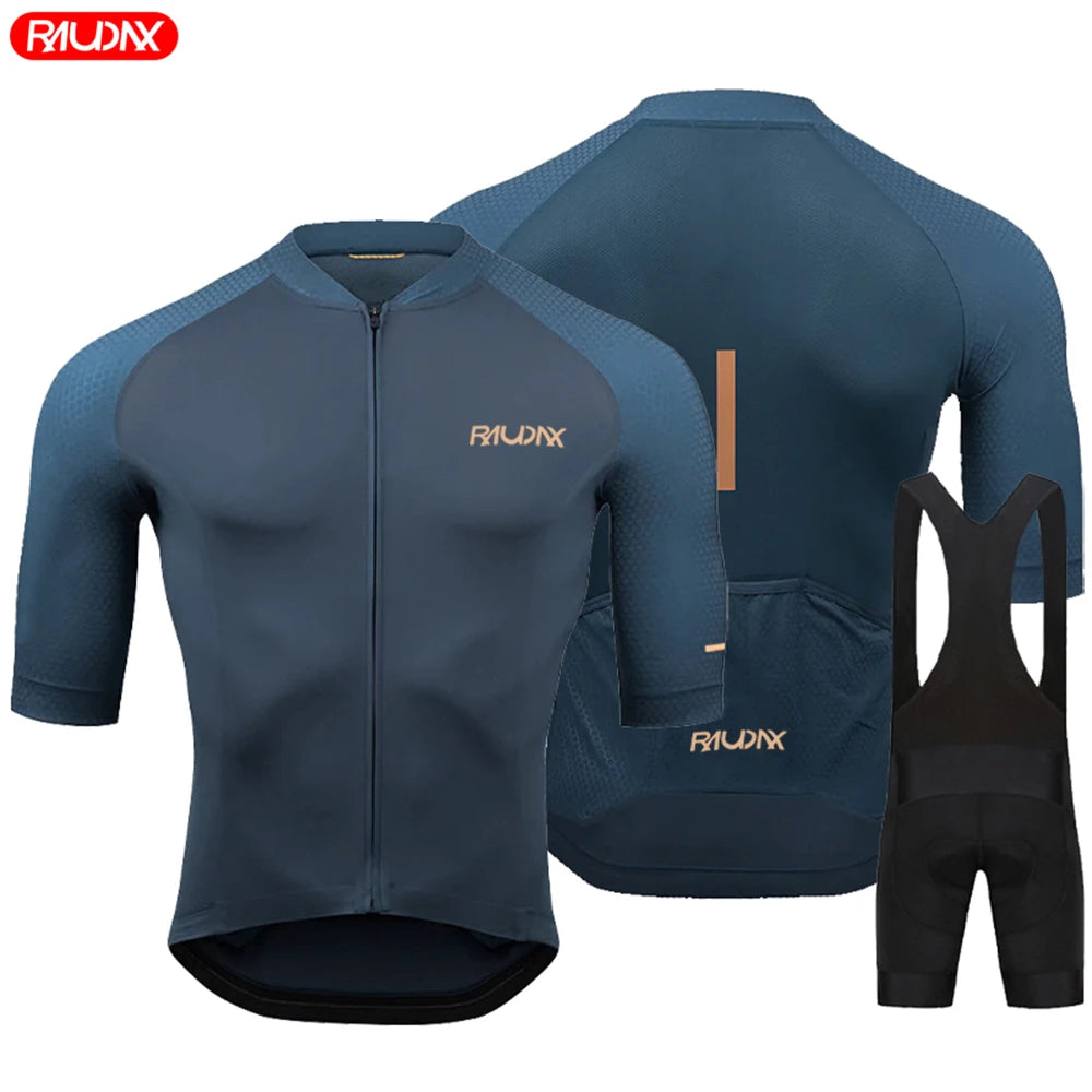 Raudax 2024 Men’s Summer Short Sleeve Cycling Jersey Set
