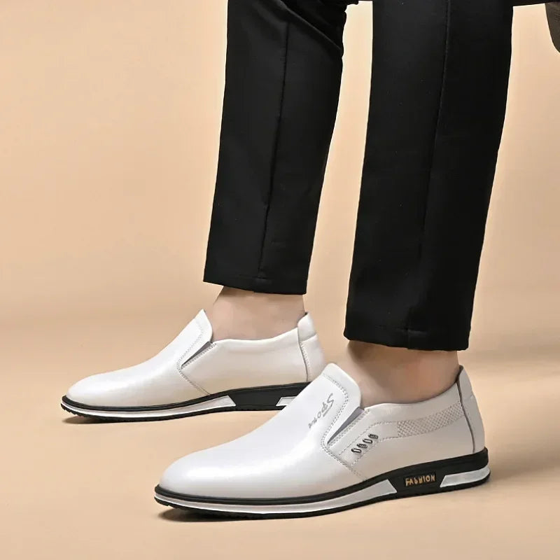 2024 Men’s Leather Loafers – Designer Driving Moccasins