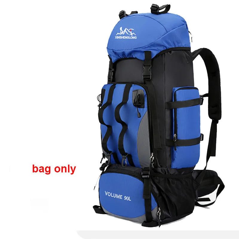 90L Waterproof Hiking Camping Backpack – Large Outdoor Rucksack