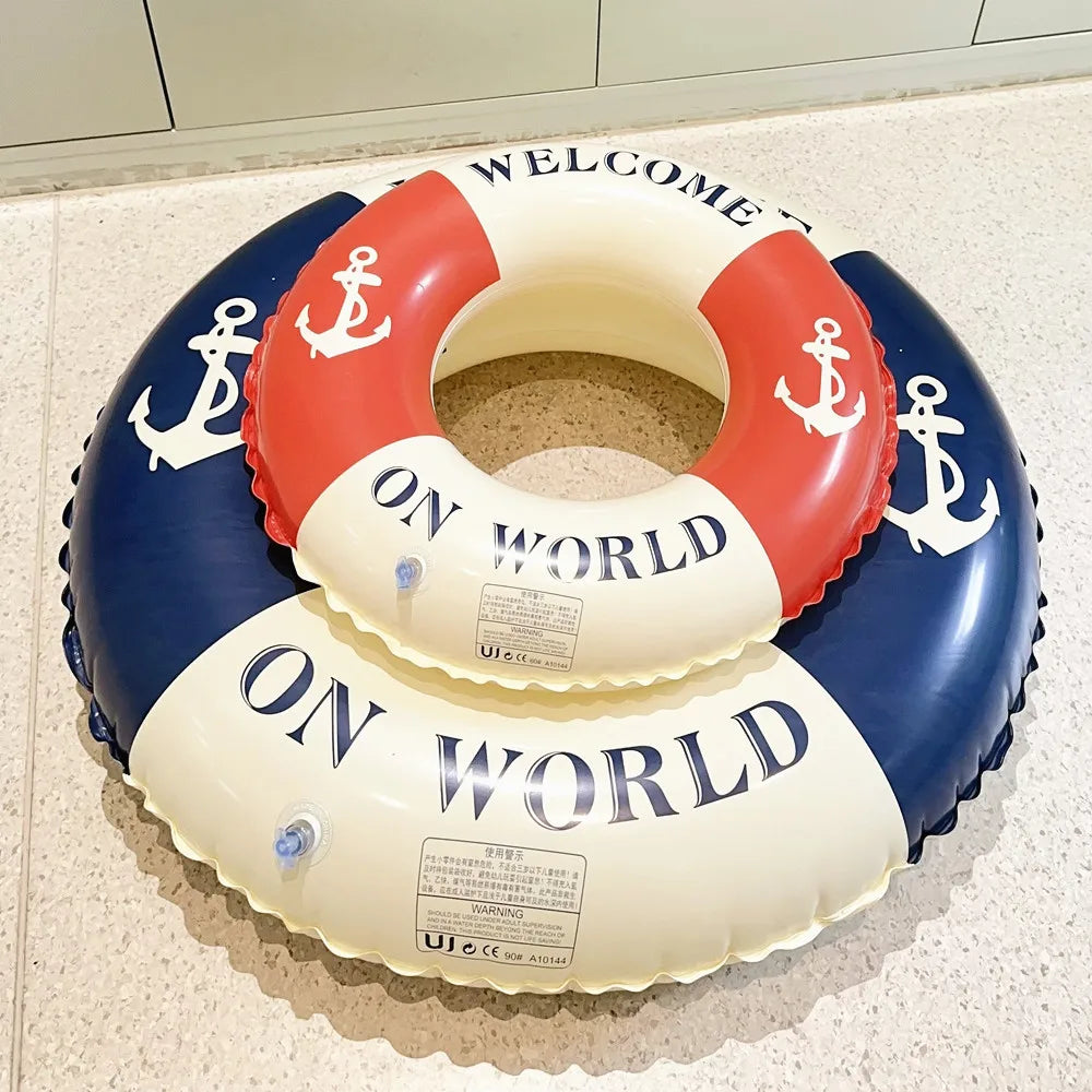 Rooxin Inflatable Swim Ring for Adults & Kids