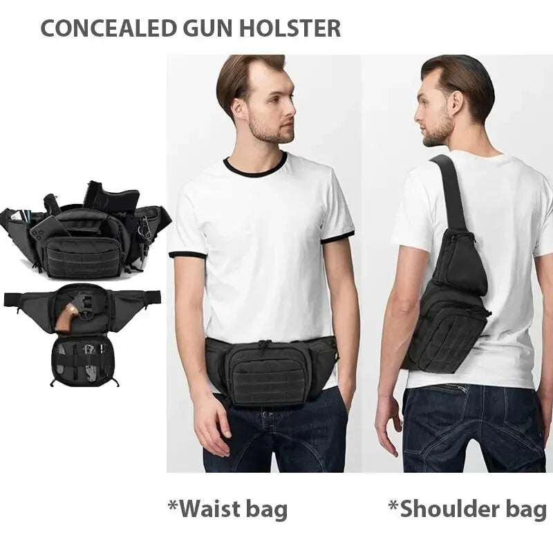 Tactical Nylon Waist Pack – Outdoor Hiking Phone Pouch