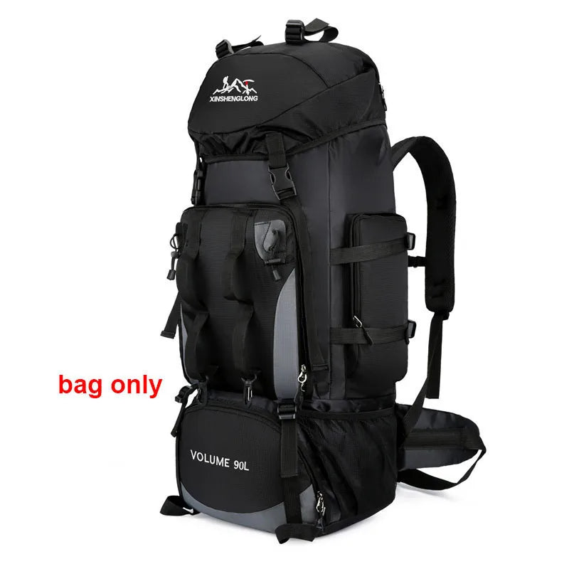 90L Waterproof Hiking Camping Backpack – Large Outdoor Rucksack