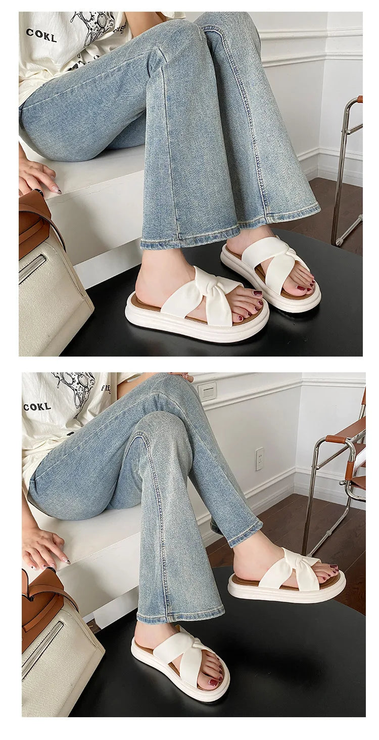 Women’s Pearl Summer Slippers – Anti-Slip Beach & Home Wear