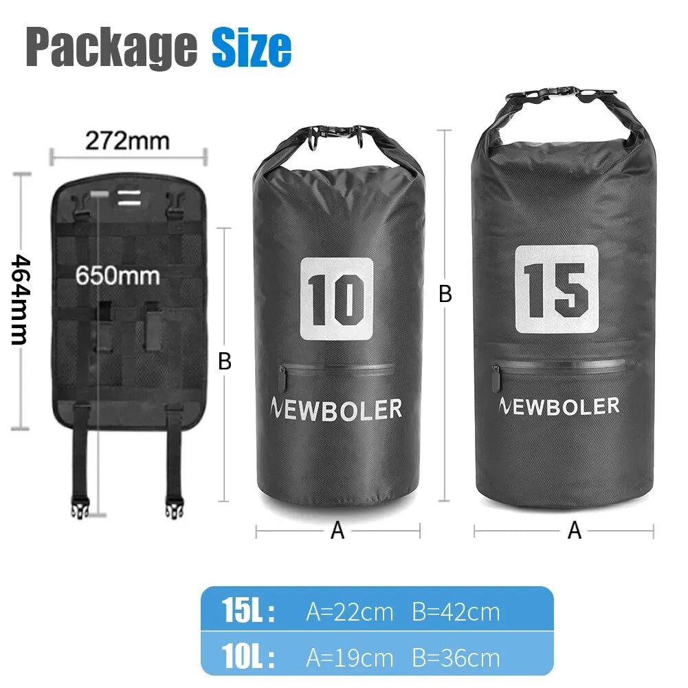 NEWBOLER Waterproof Front Bike Tube Bag