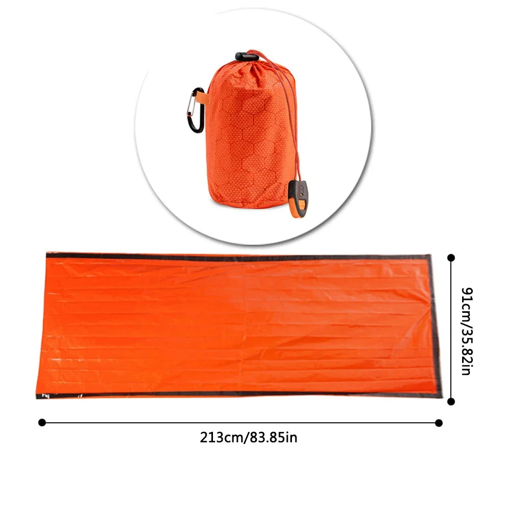 Portable PE Aluminum Survival Blanket for Camping