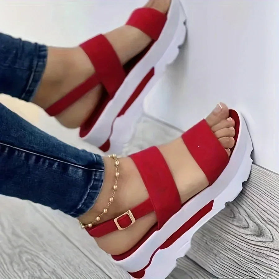 Women’s Summer Wedge Sandals – Open Toe, Non-Slip