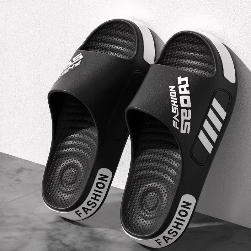 Big Size 48–49 Summer Slides – Unisex Flat Sole Slippers