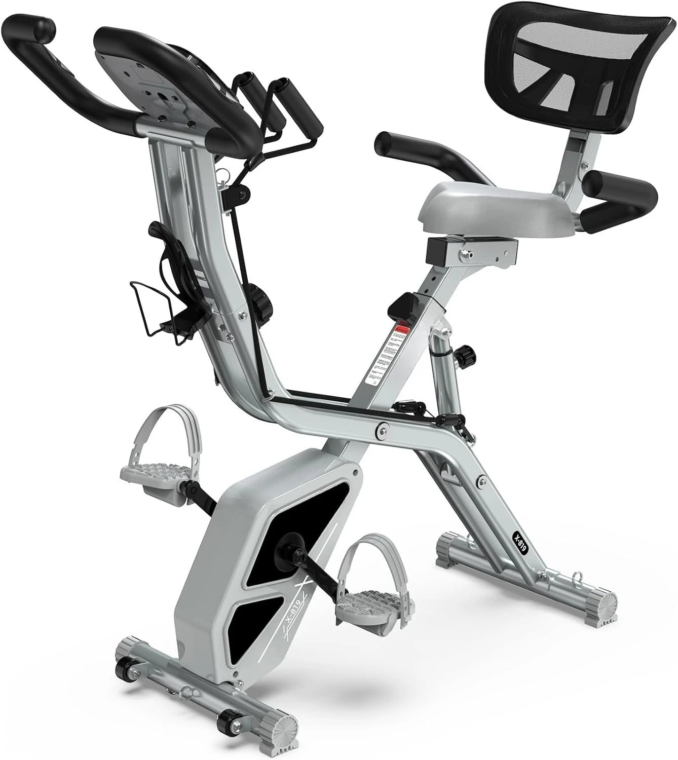 Folding Magnetic Exercise Bike – Upright Indoor X-Bike