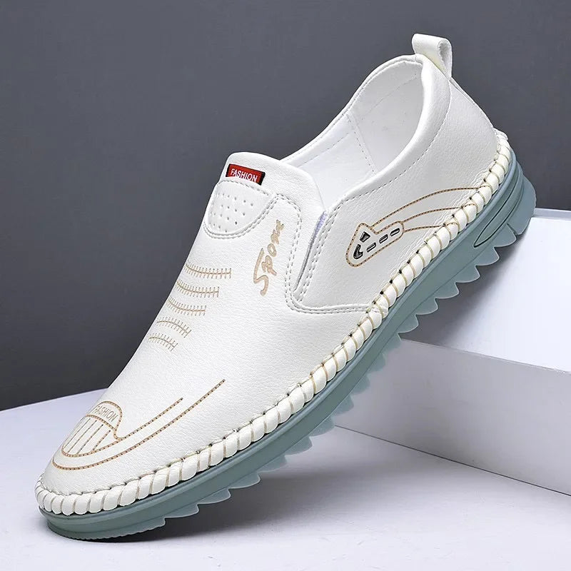 Men’s Handmade Leather Moccasins – Casual Business Flats