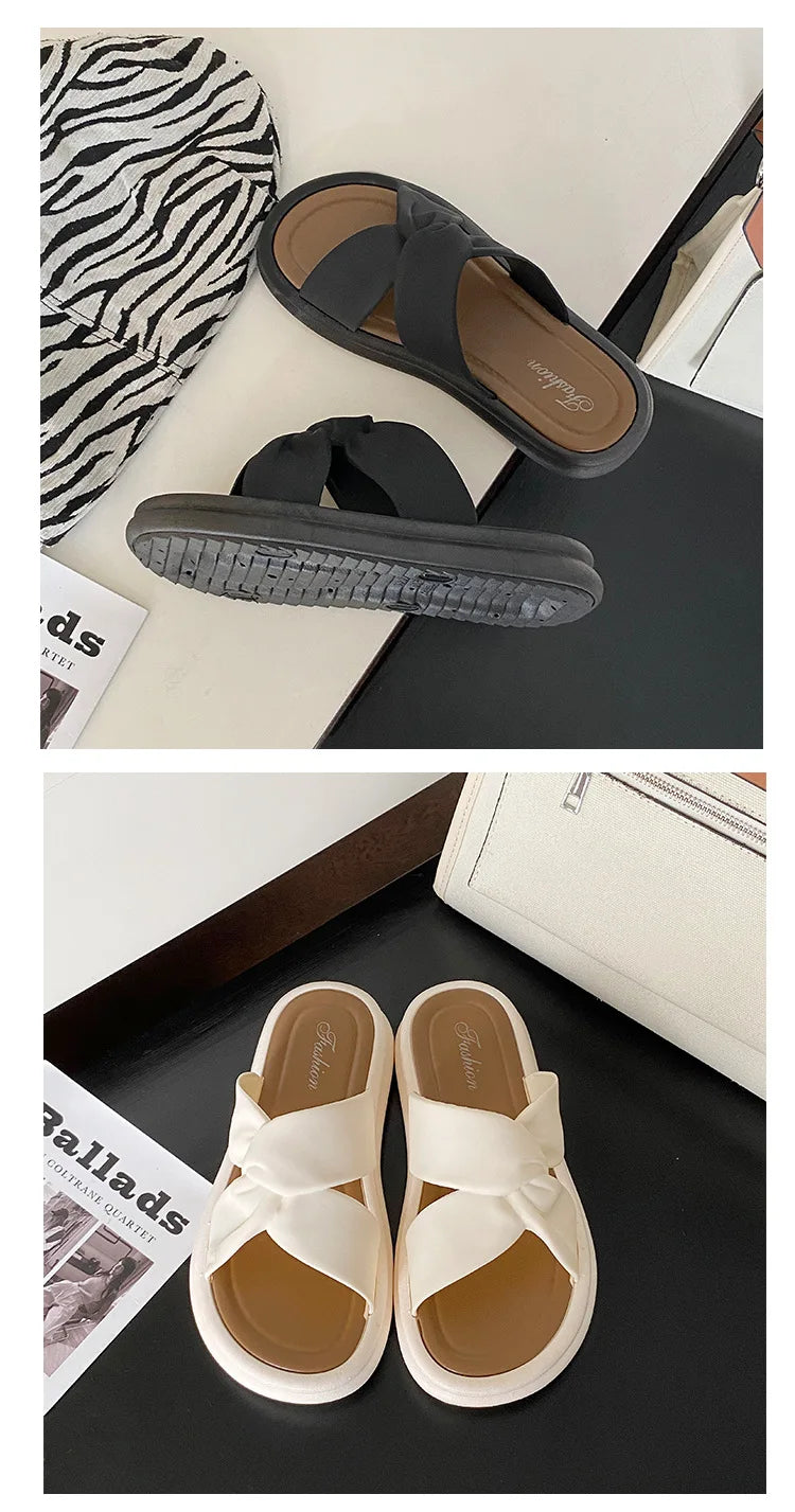 Women’s Pearl Summer Slippers – Anti-Slip Beach & Home Wear