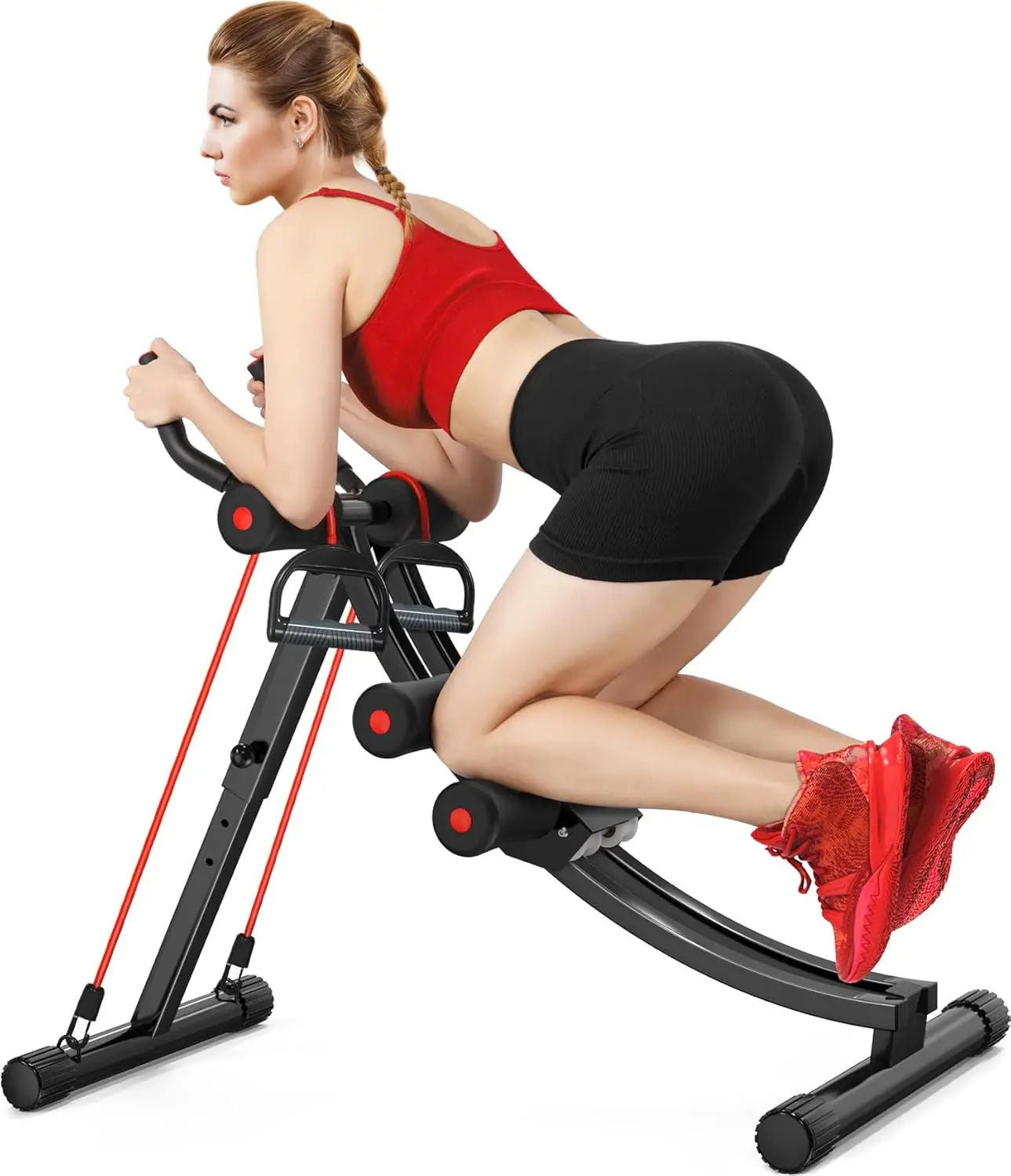 Adjustable Ab Crunch Trainer – Home Gym Equipment