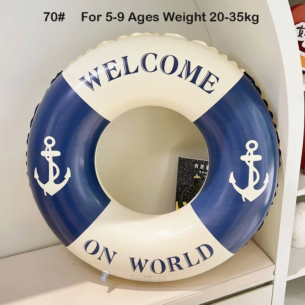 Rooxin Inflatable Swim Ring for Adults & Kids