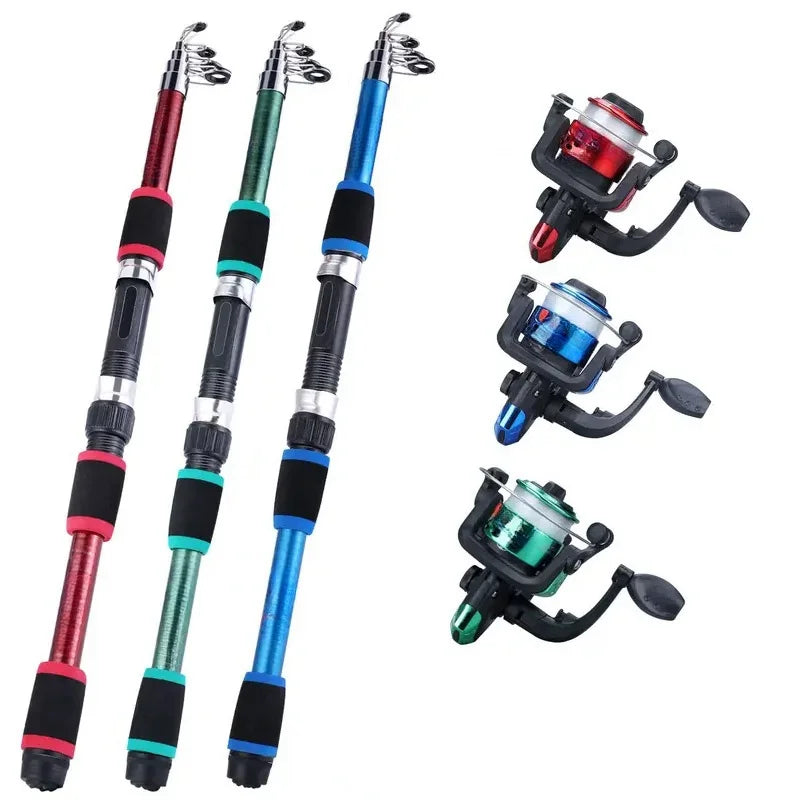 Telescopic Fishing Rod & Reel Full Kit