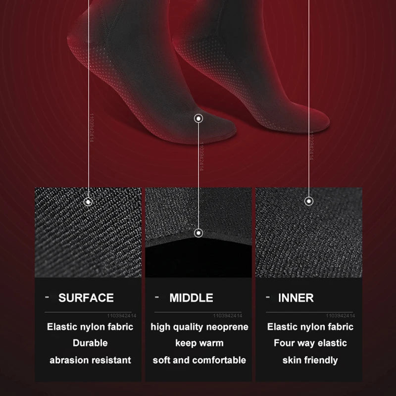 3mm Neoprene Water Socks for Diving & Beach Sports