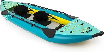 12.5 Ft Inflatable Tandem Kayak – 2-Person with Drop-Stitch Floor
