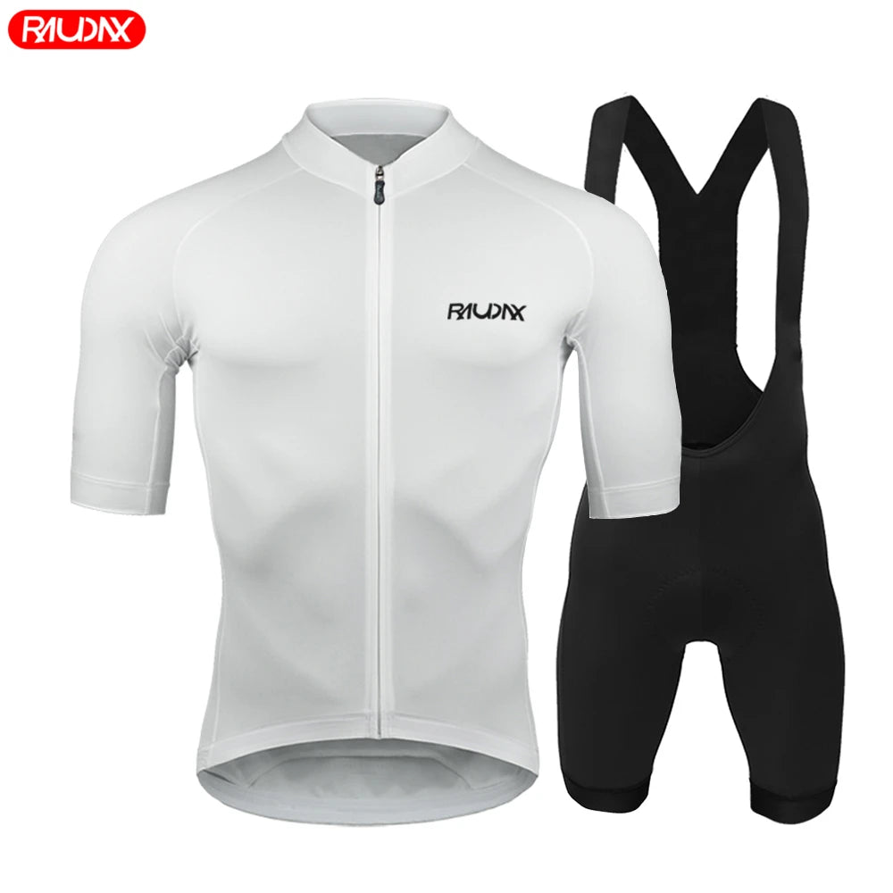 Raudax 2024 Men’s Summer Short Sleeve Cycling Jersey Set
