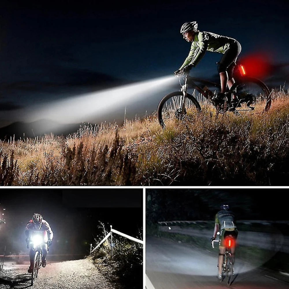 USB Rechargeable 3-LED Bike Headlight – Waterproof