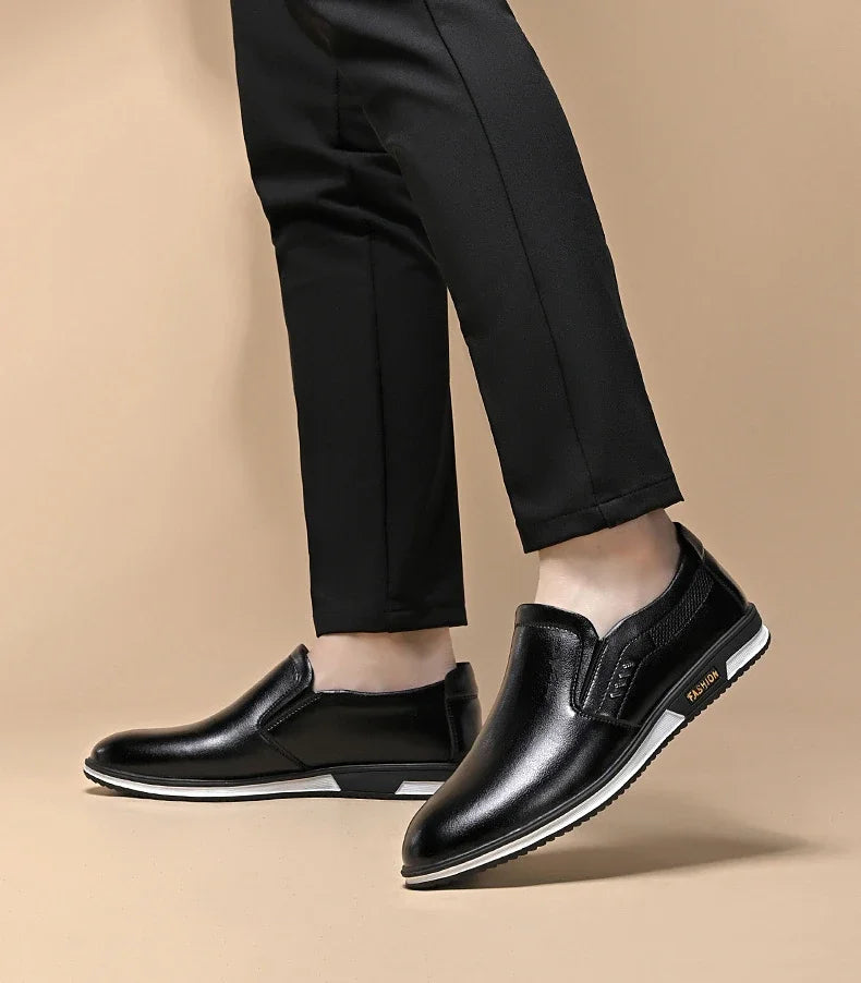 2024 Men’s Leather Loafers – Designer Driving Moccasins