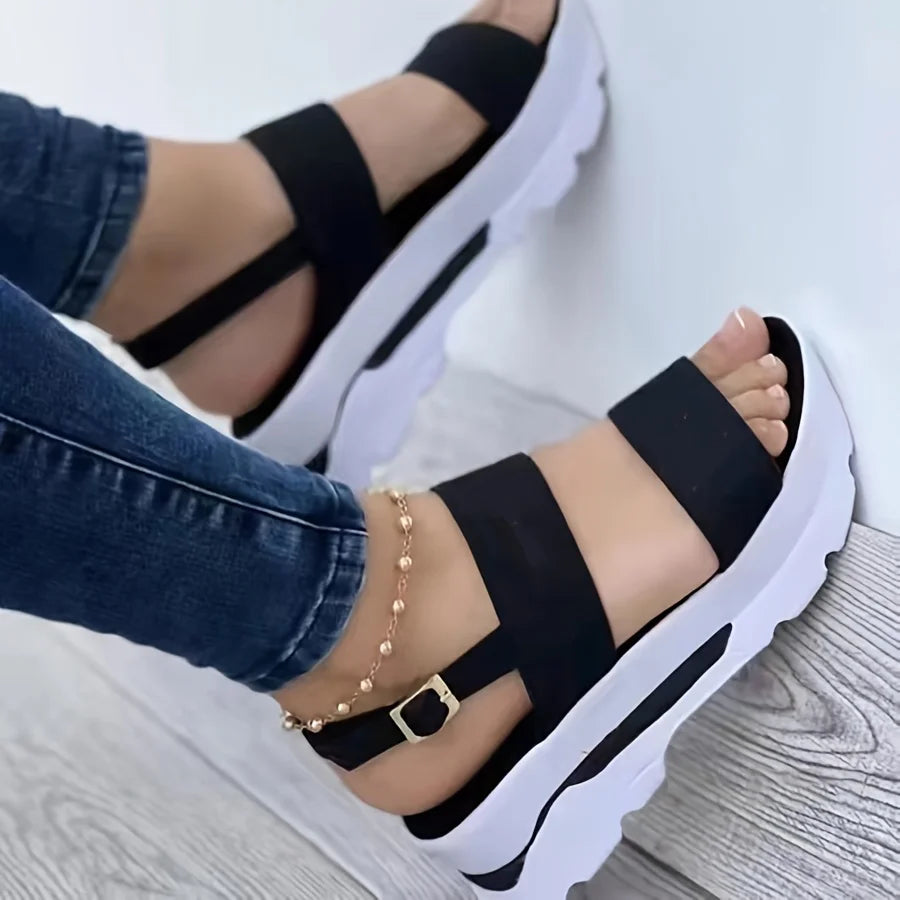 Women’s Summer Wedge Sandals – Open Toe, Non-Slip
