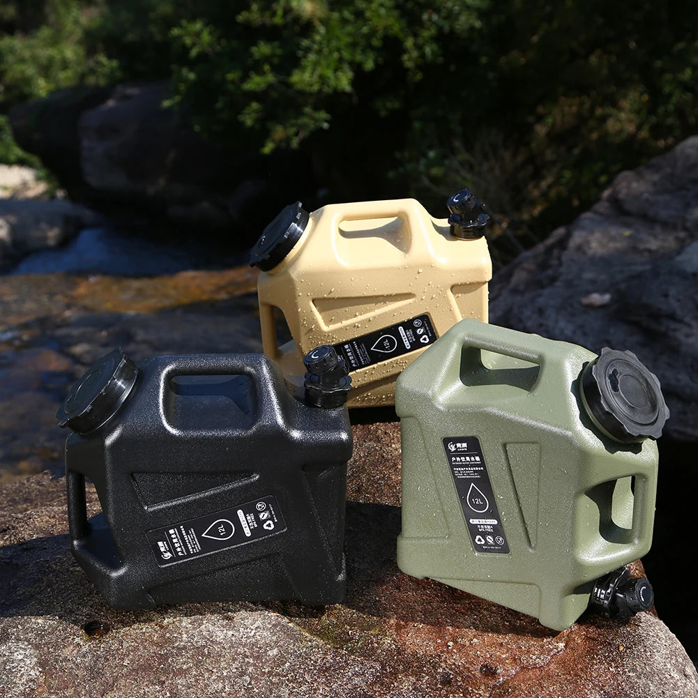 10/12L Portable Camping Water Container with Faucet