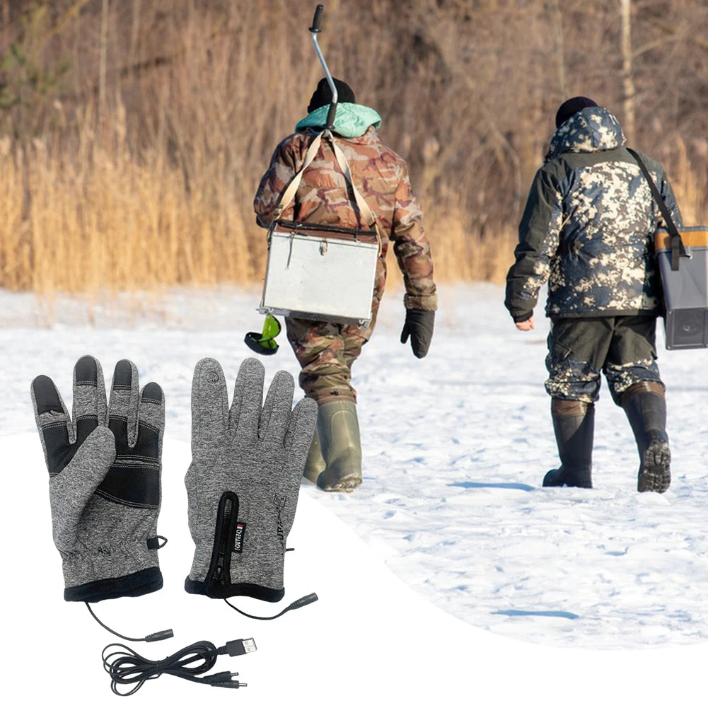 USB Heated Gloves – Thermal Touchscreen Ski Gloves