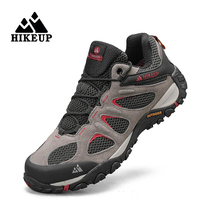 HIKEUP Men’s Non-Slip Breathable Hiking Shoes