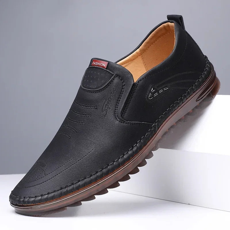 Men’s Handmade Leather Moccasins – Casual Business Flats