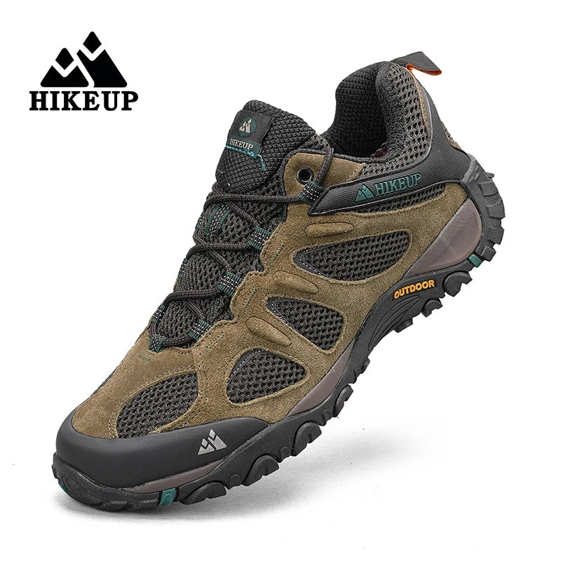 HIKEUP Men’s Non-Slip Breathable Hiking Shoes