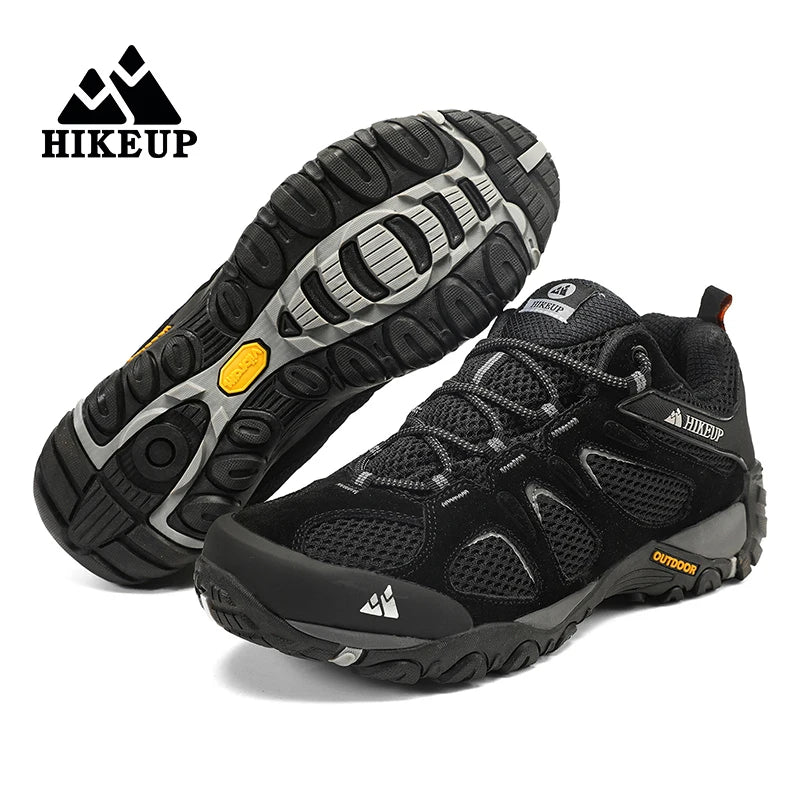 HIKEUP Men’s Non-Slip Breathable Hiking Shoes