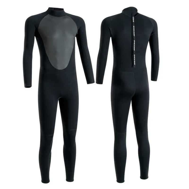 3mm Men’s Neoprene Full Wetsuit for Diving & Surfing