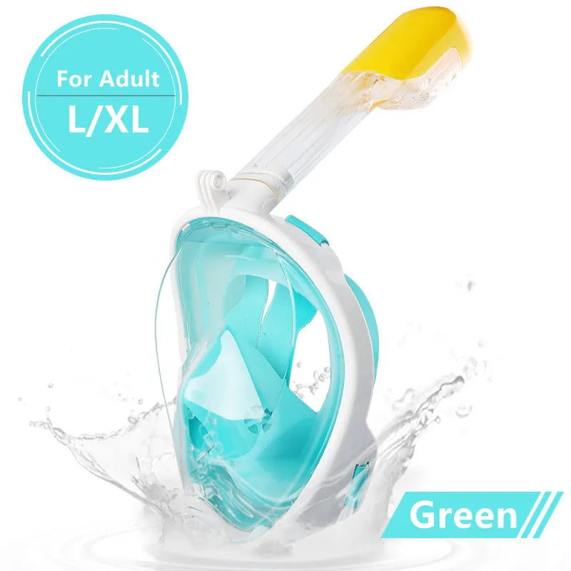 Full Face Anti-Fog Snorkeling Mask for Adults & Kids