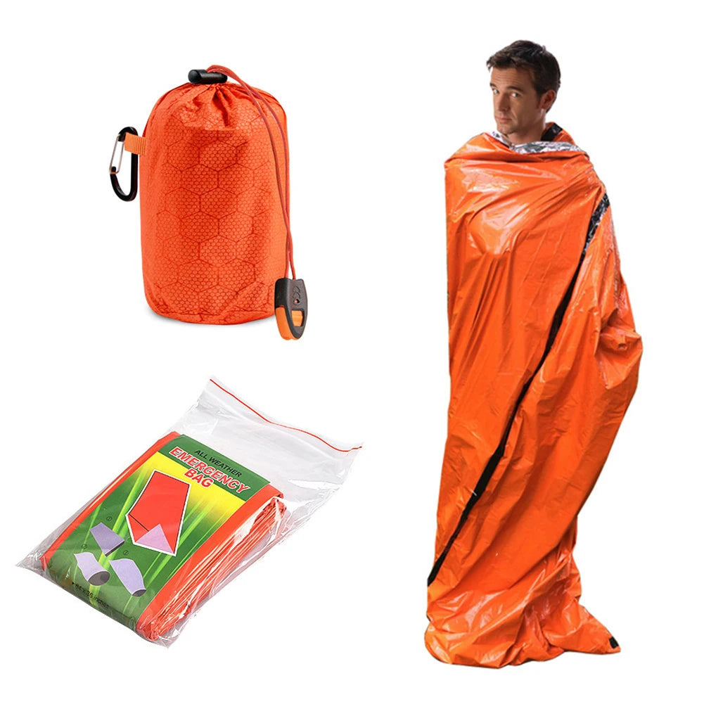 Portable PE Aluminum Survival Blanket for Camping