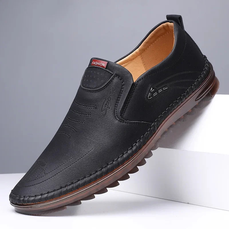 Men’s Handmade Leather Moccasins – Casual Business Flats
