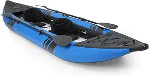 12.5 Ft Inflatable Tandem Kayak – 2-Person with Drop-Stitch Floor