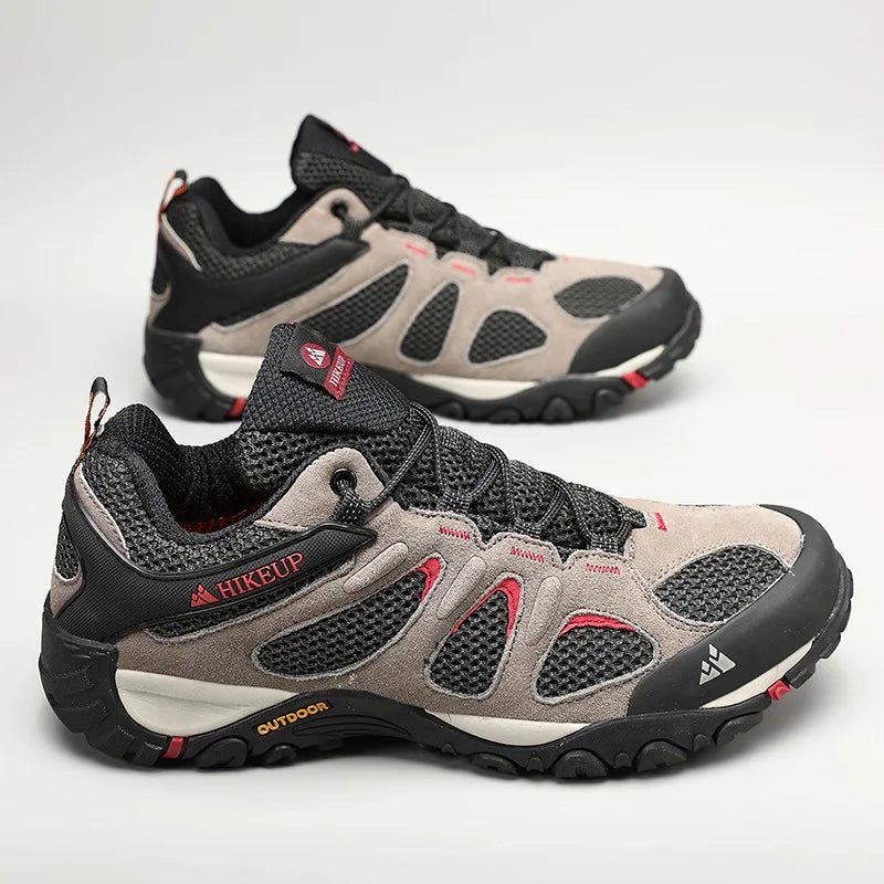 HIKEUP Men’s Non-Slip Breathable Hiking Shoes