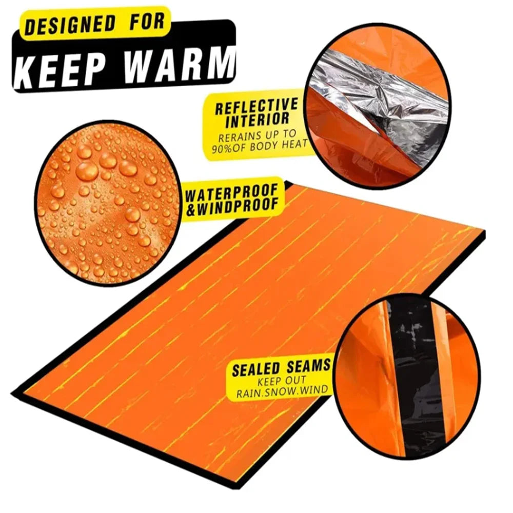 2PCS Emergency Thermal Sleeping Bags