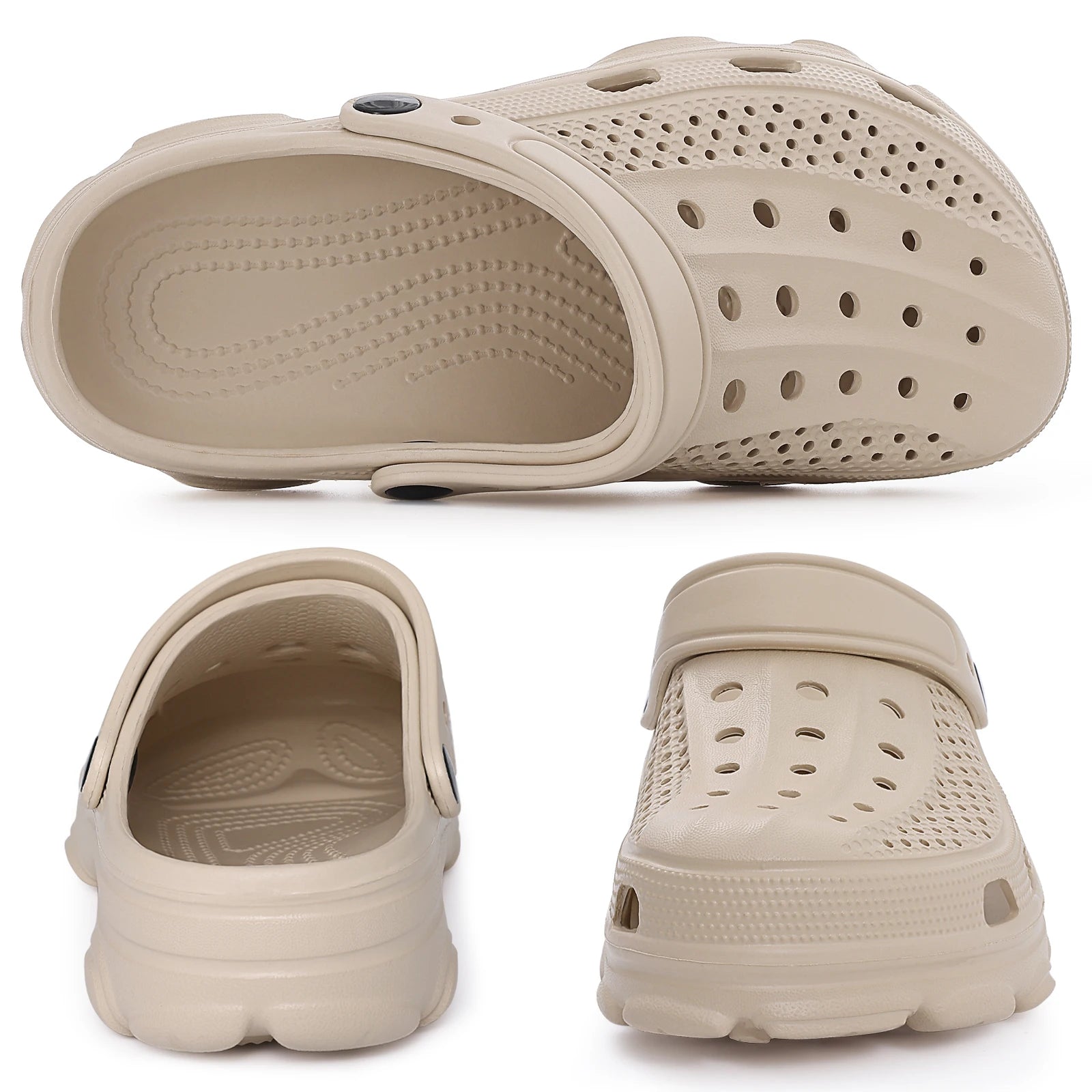 Comwarm Men’s Clogs – Breathable Garden & Beach Sandals