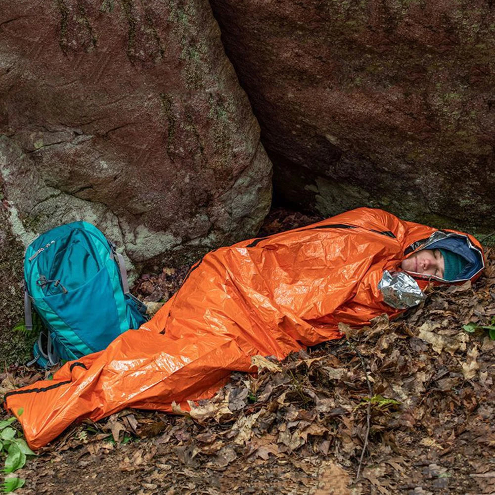 Portable PE Aluminum Survival Blanket for Camping