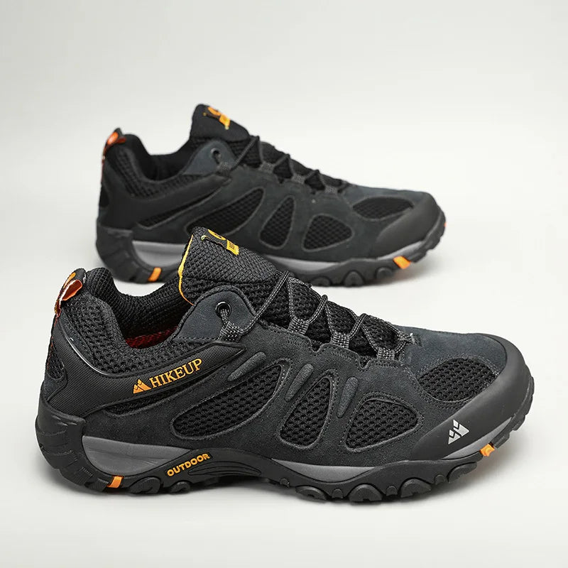 HIKEUP Men’s Non-Slip Breathable Hiking Shoes