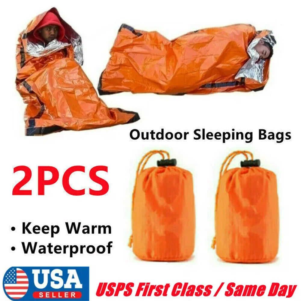 2PCS Emergency Thermal Sleeping Bags