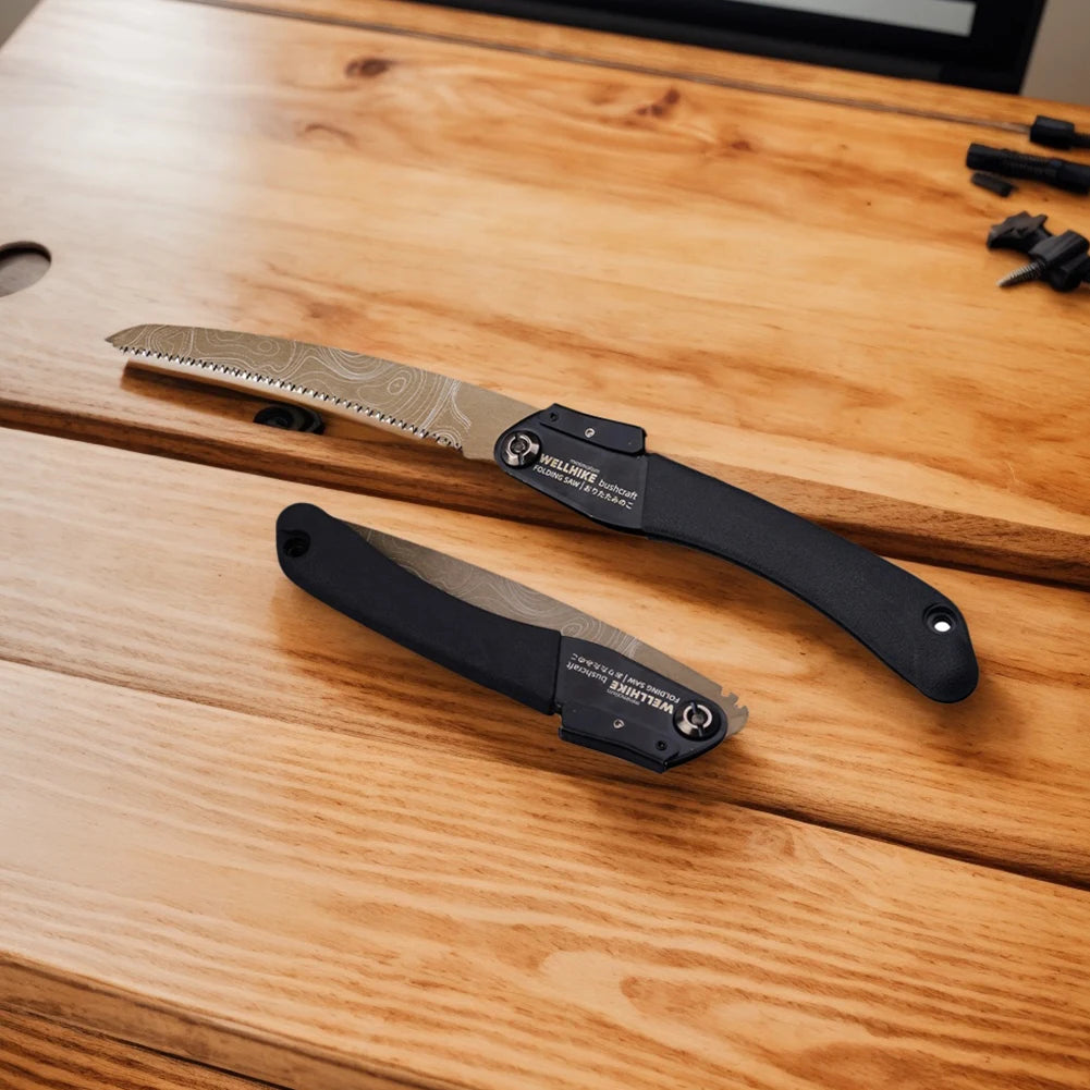 Mini Folding Hand Saw with SK5 Blade for Camping
