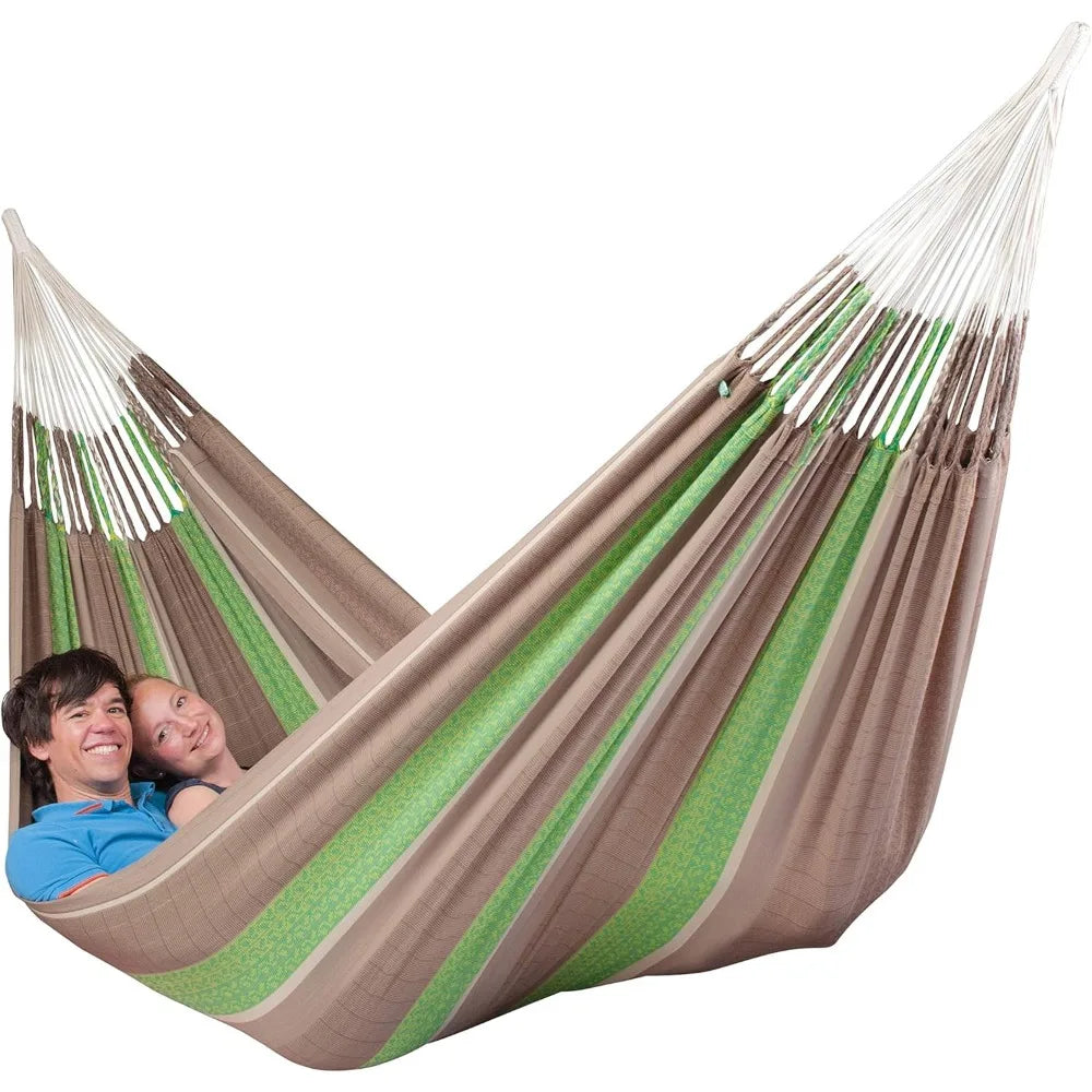 Flora Chocolate King-Size Organic Cotton Hammock