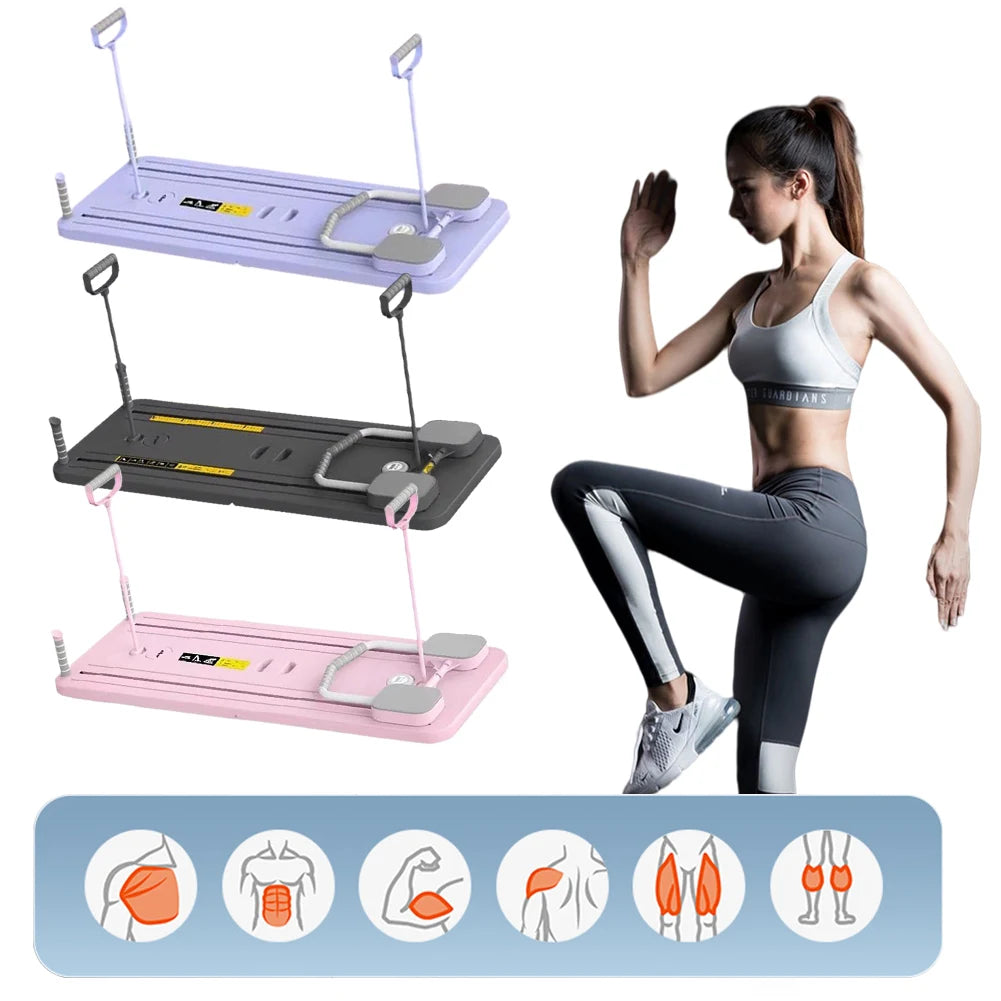 Multifunctional Non-Slip Abdominal Fitness Board with Timer