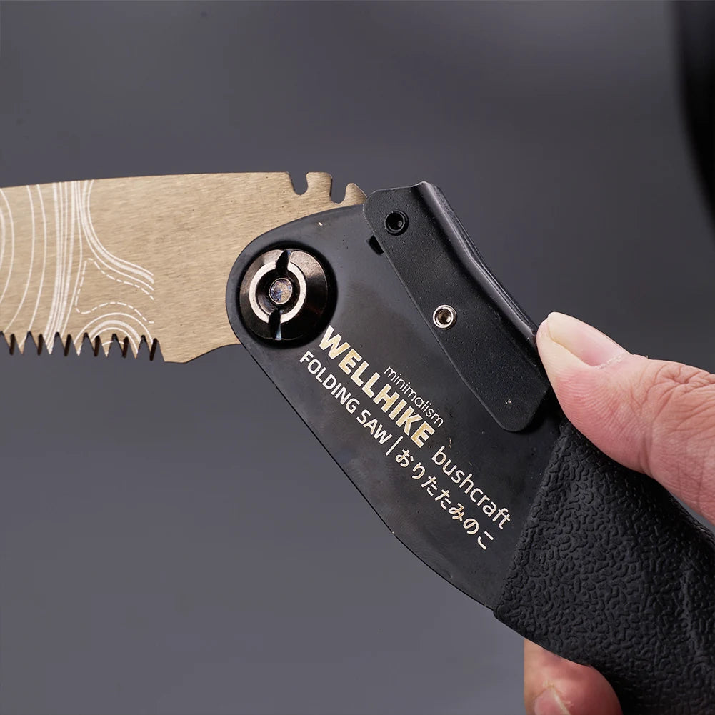 Mini Folding Hand Saw with SK5 Blade for Camping