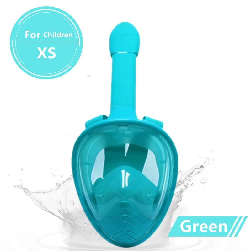 Full Face Anti-Fog Snorkeling Mask for Adults & Kids